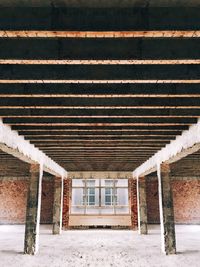 Low angle view of ceiling