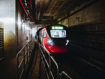 Interior of subway