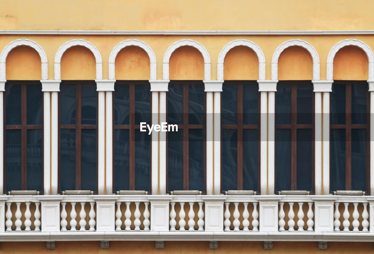Low angle view of building in city