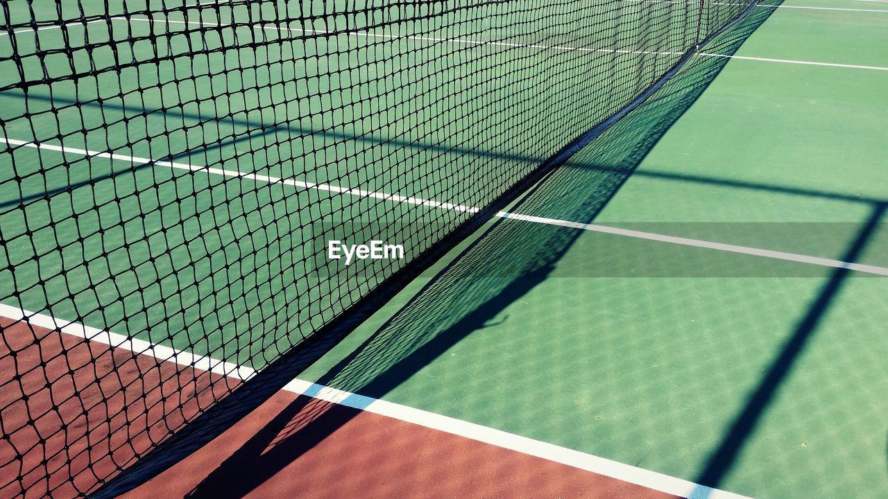 Outdoor tennis court 